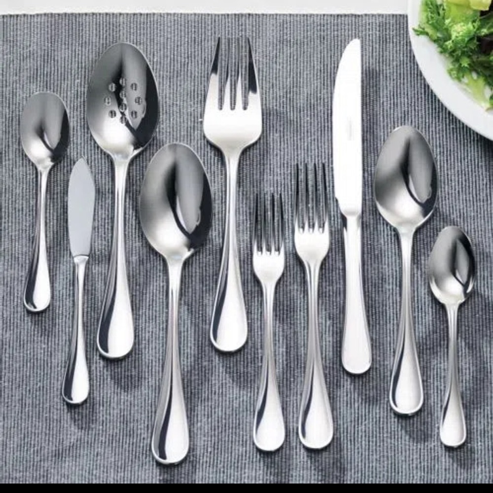 Tramontina Classic 45-Piece 18/10 Stainless Steel Flatware Set